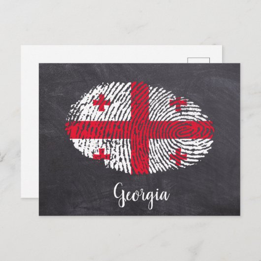 Carte Postale Géorgie (Devant / Derrière)