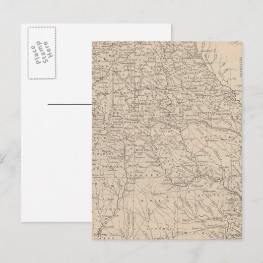 Carte Postale Géorgie (Devant / Derrière)