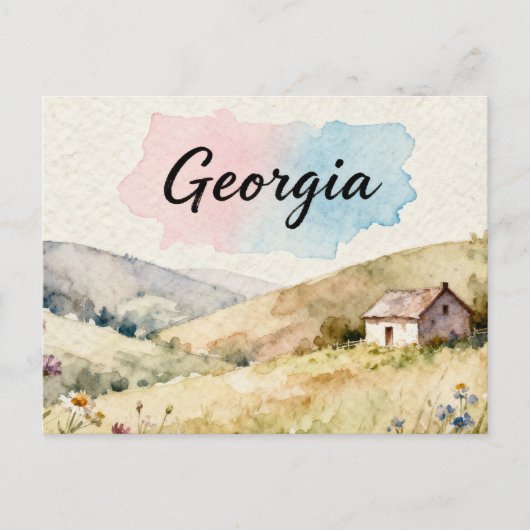 Carte Postale Géorgie (Devant)