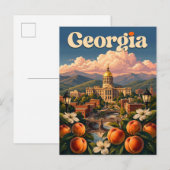 Carte Postale Géorgie (Devant / Derrière)