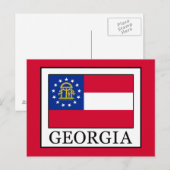 Carte Postale Géorgie (Devant / Derrière)