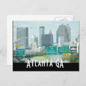 Carte Postale géorgie atlanta (Devant / Derrière)