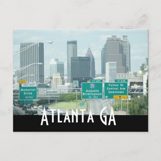 Carte Postale géorgie atlanta (Devant)