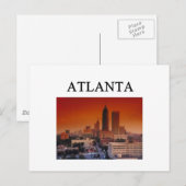 Carte Postale Géorgie de l'ATLANTA (Devant / Derrière)