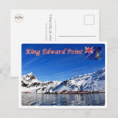 Carte Postale Géorgie du Sud et les îles Sandwich du Sud - (Devant / Derrière)