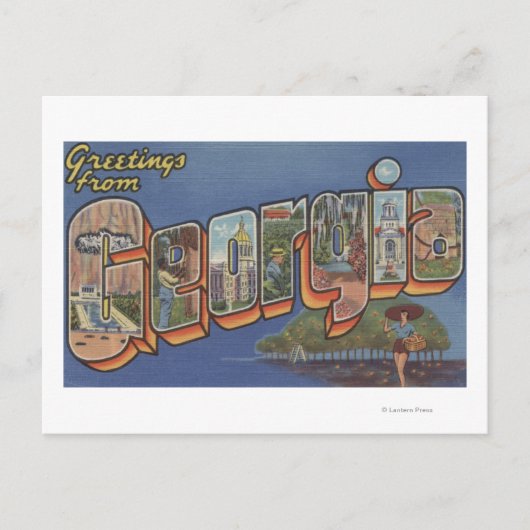 Carte Postale GéorgieGrandes lettres ScènesGéorgie 2 (Devant)