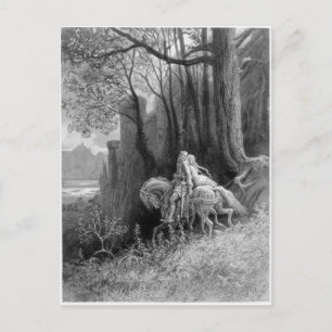 Carte Postale Geraint et Enid Ride Away