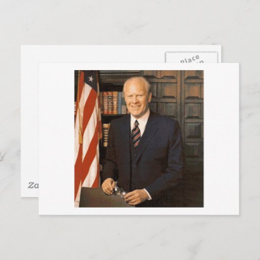 Carte Postale Gerald Ford (Devant / Derrière)