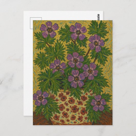 Carte Postale géranium wallichianum (Devant / Derrière)