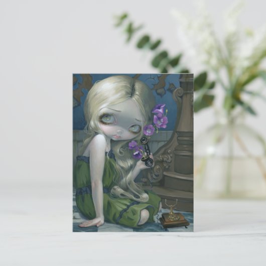 Carte postale "Geraniums" (Debout devant)