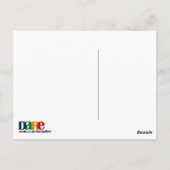 Carte postale Geraniums (Dos)