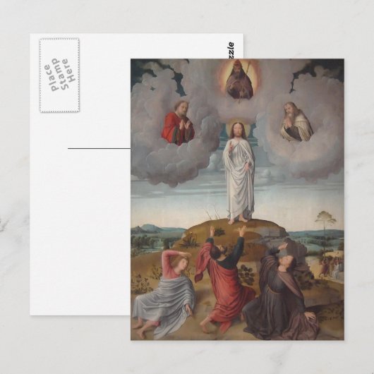 Carte Postale Gerard David - La Transfiguration du Christ (Devant / Derrière)