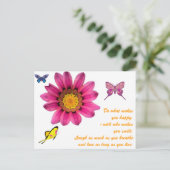 Carte Postale Gerbera Daisy (Debout devant)