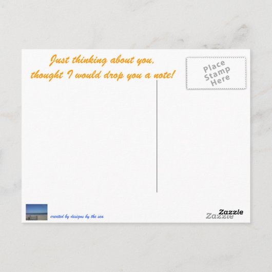 Carte Postale Gerbera Daisy (Dos)