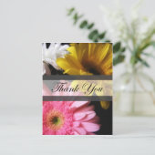 Carte Postale Gerbera Daisy 8 Merci (Debout devant)