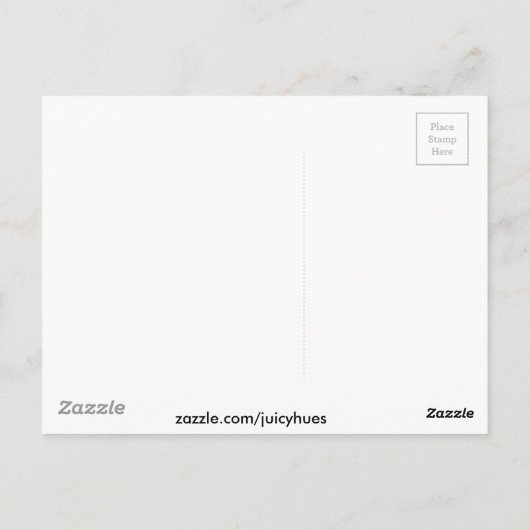 Carte Postale Gerbera fleurs colorées (Dos)