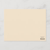 Carte postale Gerbera rose (Dos)