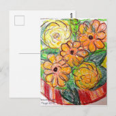 Carte Postale Gerberas (Devant / Derrière)