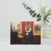 Carte Postale German Shepherd | Piano Waltz (Debout devant)