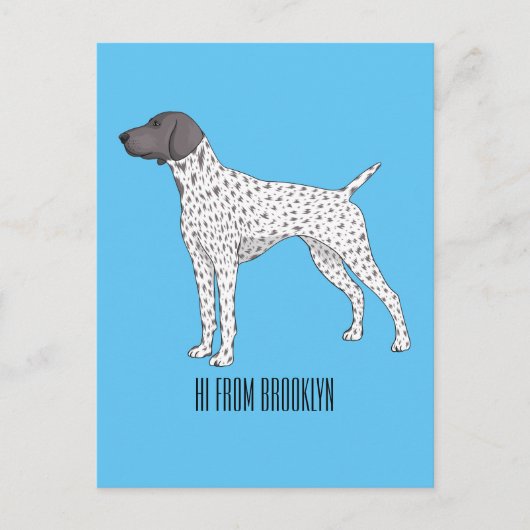 Carte Postale German Shorthred Pointer dog (Devant)