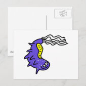 Carte Postale Germe de dessin idiot (Devant / Derrière)