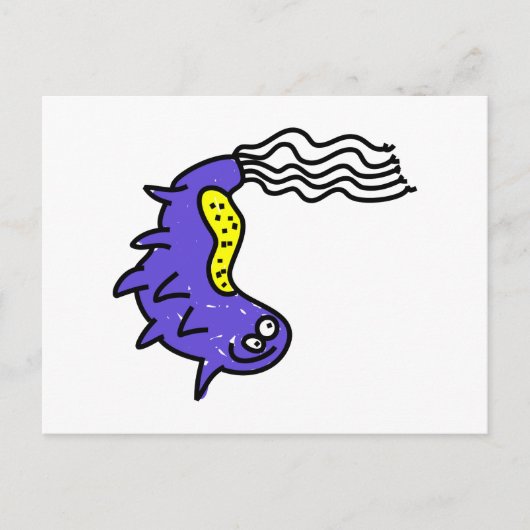 Carte Postale Germe de dessin idiot (Devant)