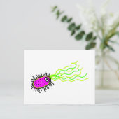 Carte Postale Germe de dessin rose (Debout devant)