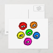 Carte Postale Germes à feuilles (Devant / Derrière)