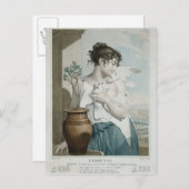 Carte Postale Germinal, septième mois du calendrier républicain (Devant / Derrière)