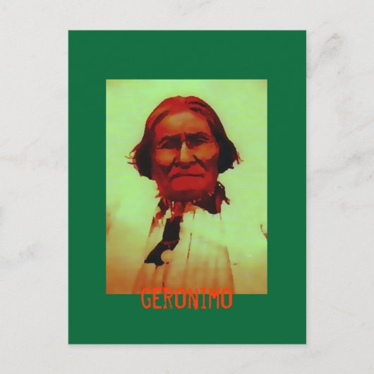 Carte postale Geronimo (Devant)