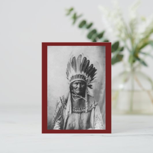 Carte postale Geronimo (Debout devant)