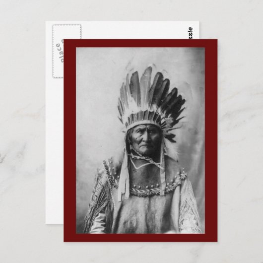 Carte postale Geronimo (Devant / Derrière)