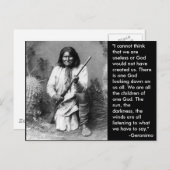 Carte Postale Geronimo (Devant / Derrière)