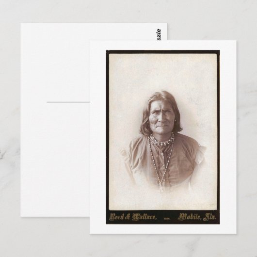 Carte Postale Geronimo 1888 (Devant / Derrière)