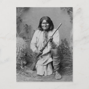 Carte Postale Geronimo amérindien vintage