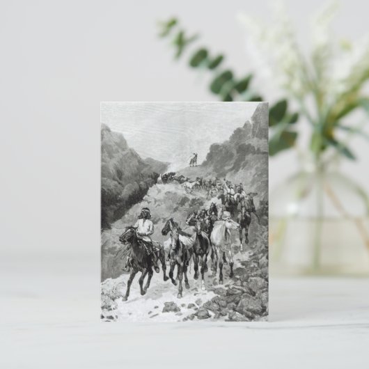Carte Postale Geronimo et son groupe (Debout devant)