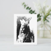 Carte Postale Geronimo noir et blanc (Debout devant)