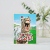 CARTE POSTALE GET WELL (Debout devant)