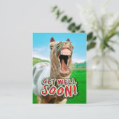 CARTE POSTALE GET WELL (Debout devant)