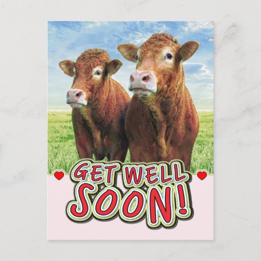CARTE POSTALE GET WELL (Devant)
