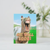 CARTE POSTALE GET WELL SOON ! (Debout devant)