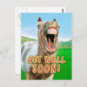 CARTE POSTALE GET WELL SOON ! (Devant / Derrière)