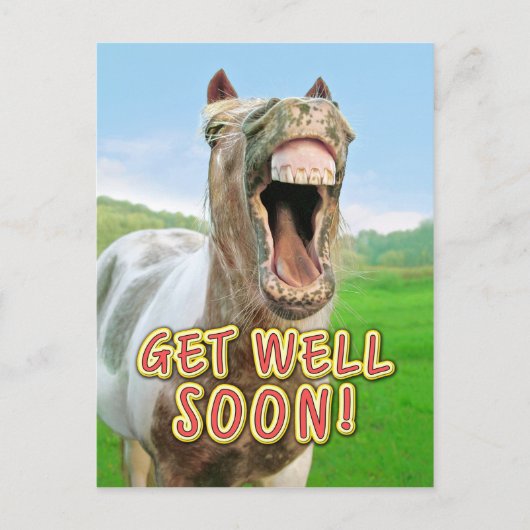 CARTE POSTALE GET WELL SOON ! (Devant)