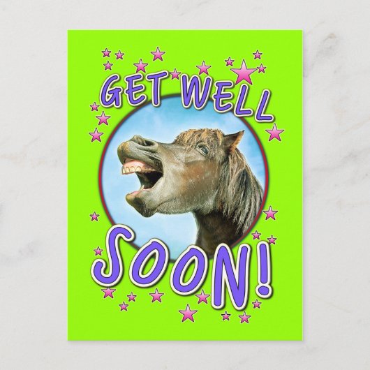 CARTE POSTALE GET WELL SOON ! (Devant)