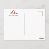 Carte Postale Get Well Soon Laughter vs Antibiotics CUSTOM (Dos)