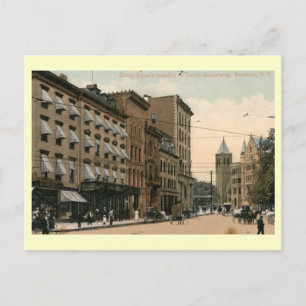 Carte Postale Getty Carré, Yonkers, New York Vintage