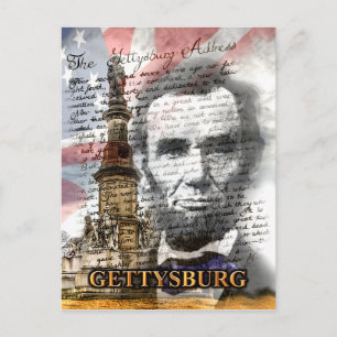 Carte postale Gettysburg Adresse