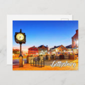 Carte Postale Gettysburg, Pennsylvania, USA (Devant / Derrière)