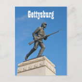 Carte postale Gettysburg Statue I (Devant)