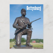 Carte postale Gettysburg Statue II (Devant)